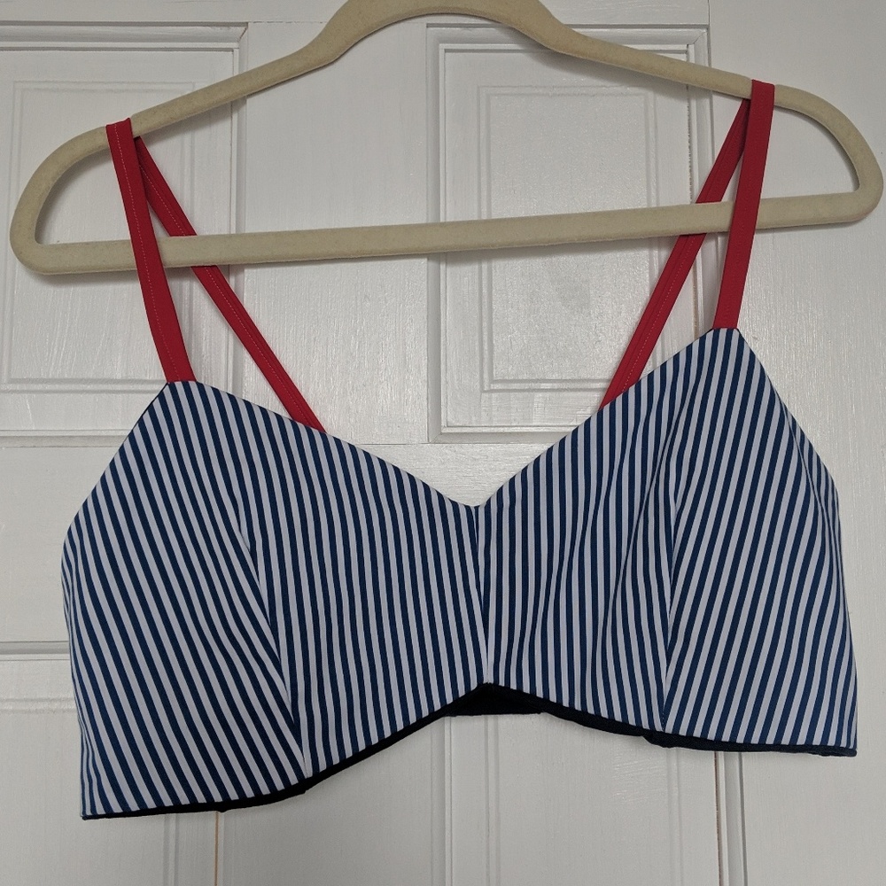 ✨1/kind NEW Nautical Cotton Bralette✨